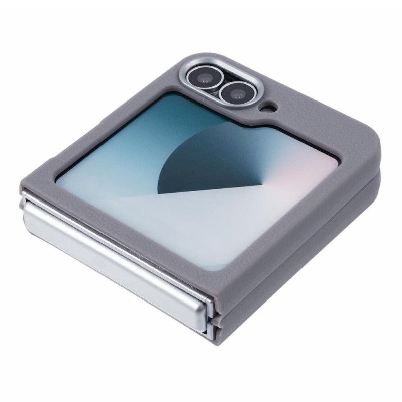 Κάλυμμα Samsung Galaxy Z Flip 7 Fe Δερμάτινη Υφή