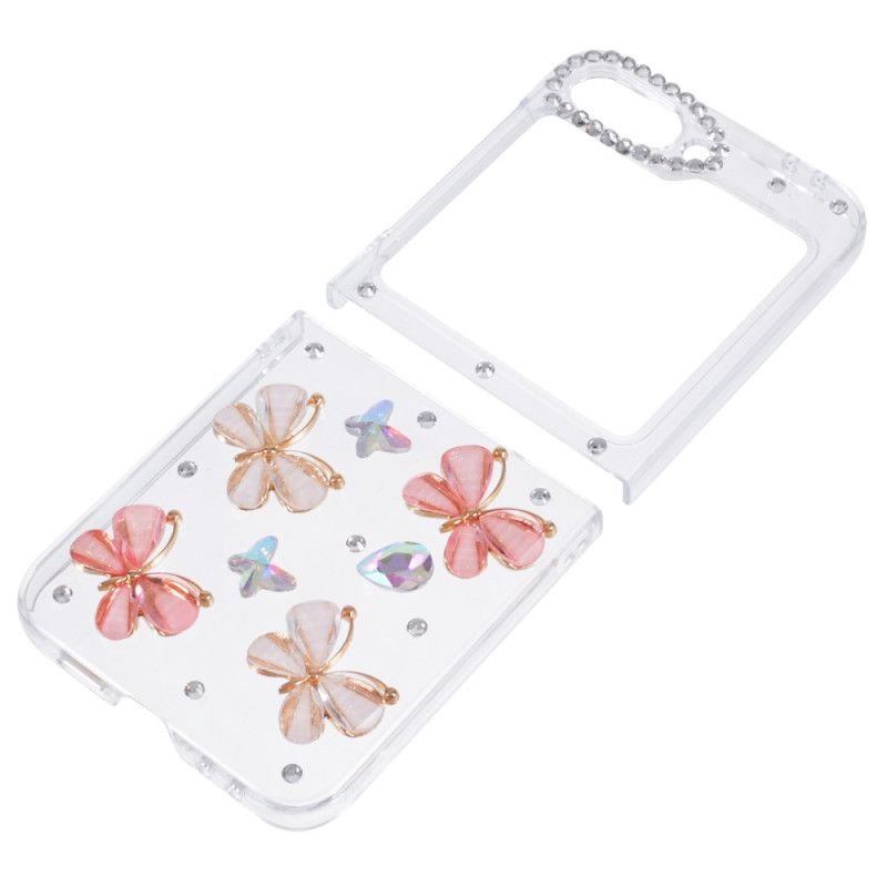 Κάλυμμα Samsung Galaxy Z Flip 7 Fe Διακόσμηση Με Στρας Σιλικόνης