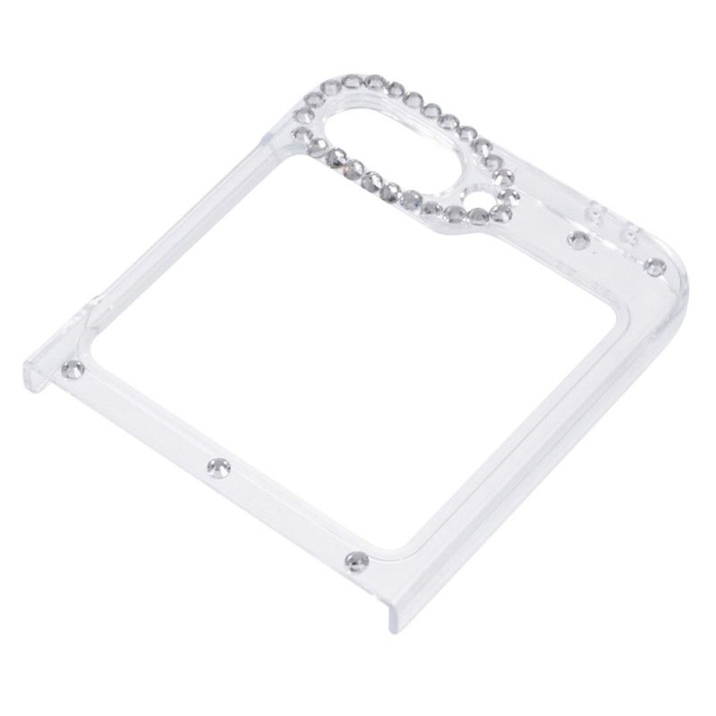 Κάλυμμα Samsung Galaxy Z Flip 7 Fe Διακόσμηση Με Στρας Σιλικόνης