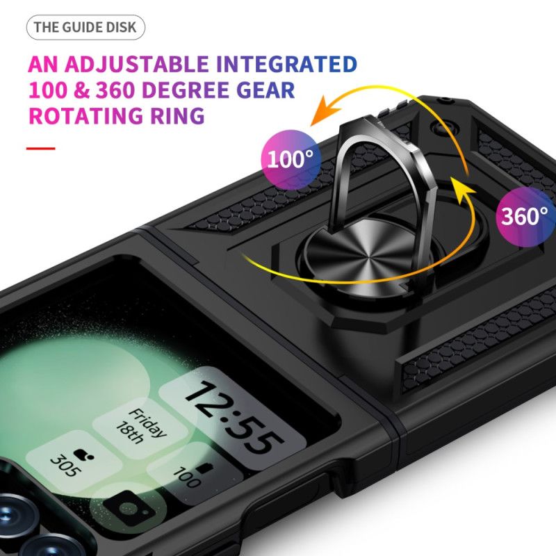 Κάλυμμα Samsung Galaxy Z Flip 7 Fe Εξαιρετικά Ανθεκτική Θήκη Δαχτυλιδιών