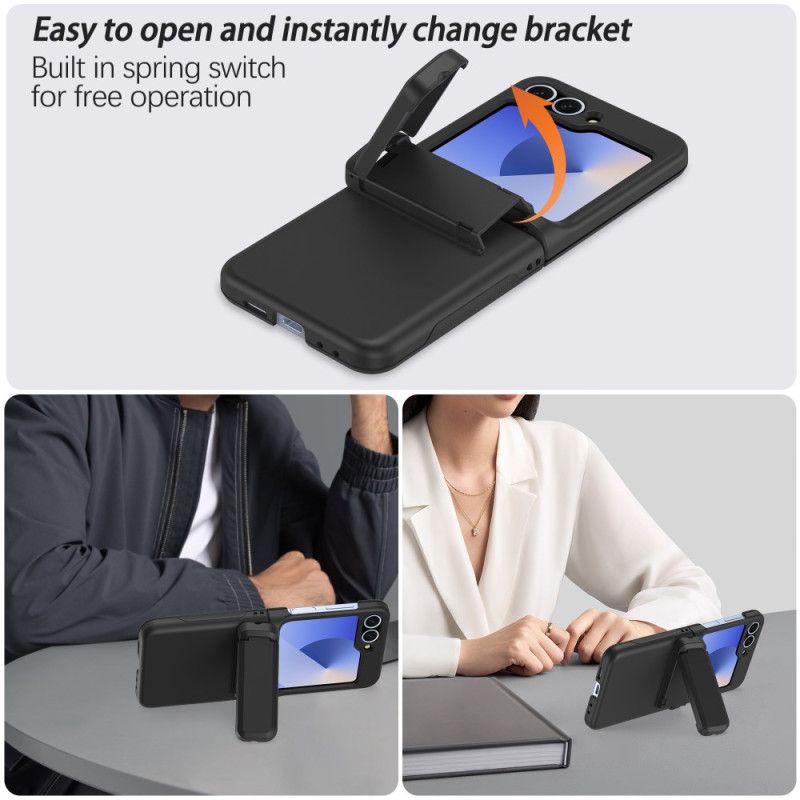 Κάλυμμα Samsung Galaxy Z Flip 7 Fe Ενσωματωμένη Βάση Και Θήκη Καρτών