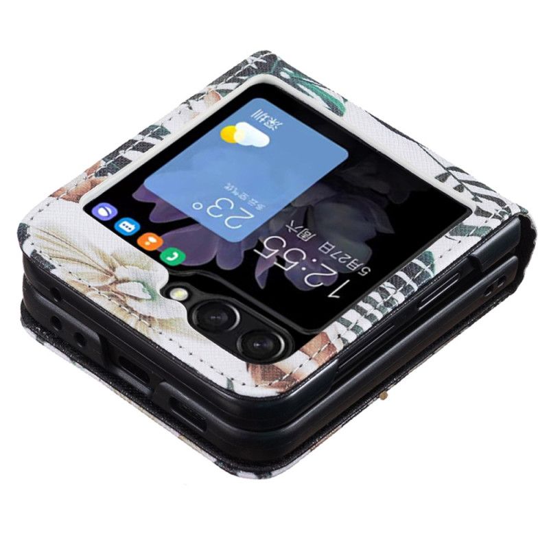 Κάλυμμα Samsung Galaxy Z Flip 7 Fe Φύλλα Και Λουλούδια