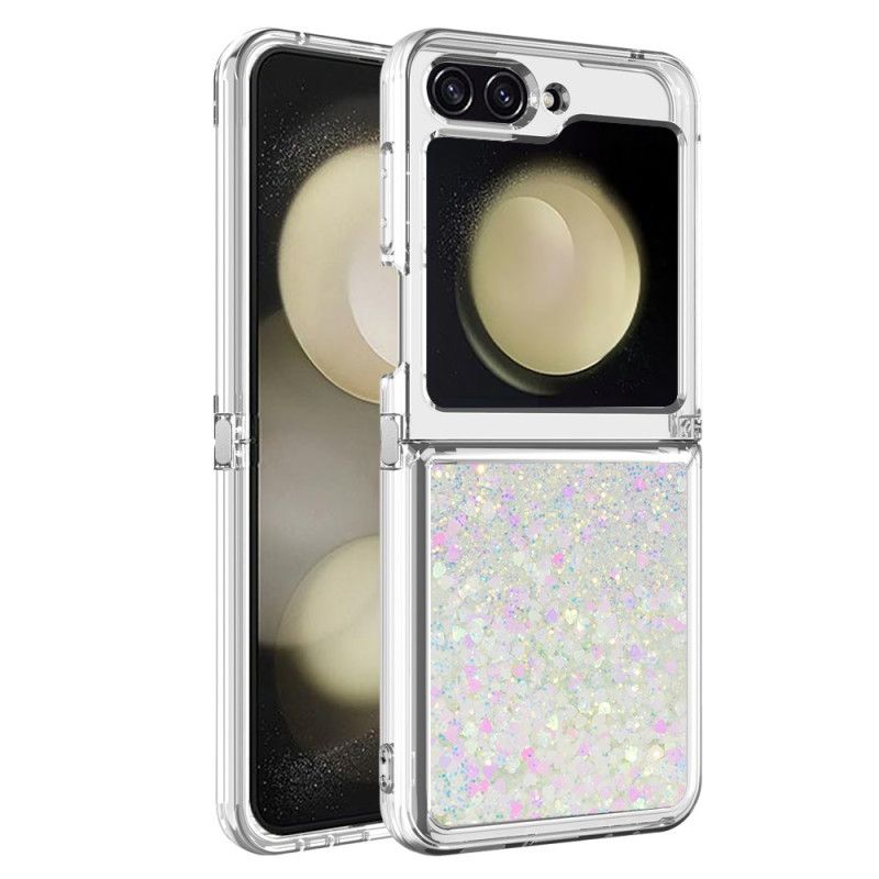 Κάλυμμα Samsung Galaxy Z Flip 7 Fe Γκλίτερ Σιλικόνης