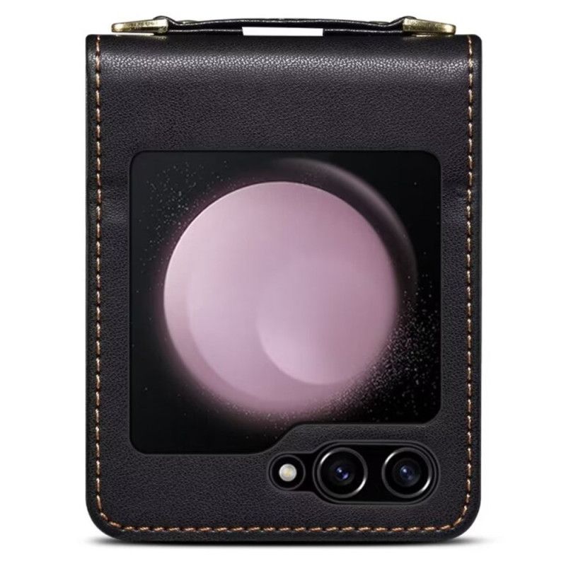 Κάλυμμα Samsung Galaxy Z Flip 7 Fe Καπιτονέ Θήκη Κάρτας Και Λουράκι Ώμου