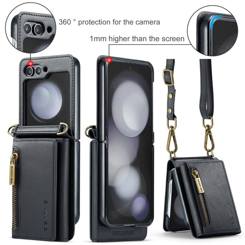 Κάλυμμα Samsung Galaxy Z Flip 7 Fe Λουράκι Χιαστί Dg.ming Σιλικόνης