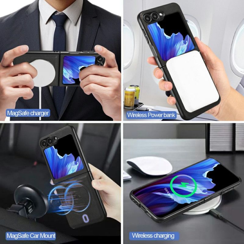 Κάλυμμα Samsung Galaxy Z Flip 7 Fe Μαγνητική Με Αποσπώμενη Θήκη Κάρτας