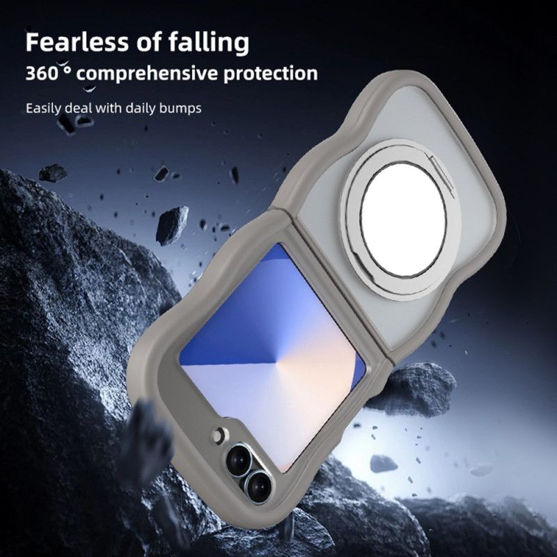 Κάλυμμα Samsung Galaxy Z Flip 7 Fe Περιστρεφόμενη Βάση Και Ενσωματωμένος Καθρέφτης