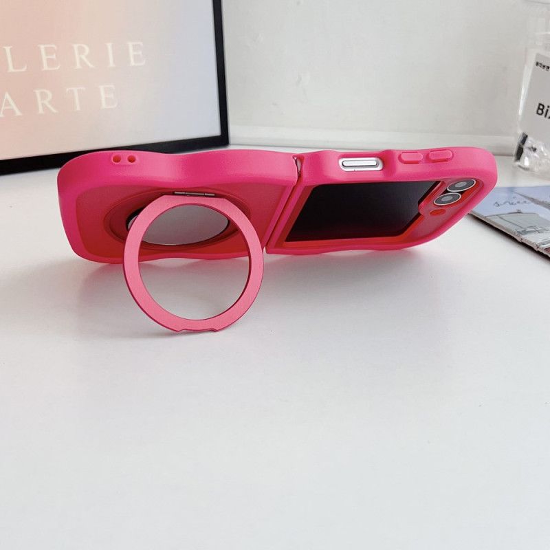 Κάλυμμα Samsung Galaxy Z Flip 7 Fe Περιστρεφόμενη Βάση Και Ενσωματωμένος Καθρέφτης