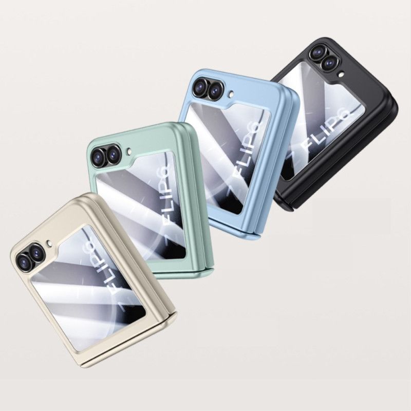 Κάλυμμα Samsung Galaxy Z Flip 7 Fe Προστατευτικό Πίσω Μεντεσέ Από Σκληρυμένο Γυαλί Και Προστατευτικό Οθόνης