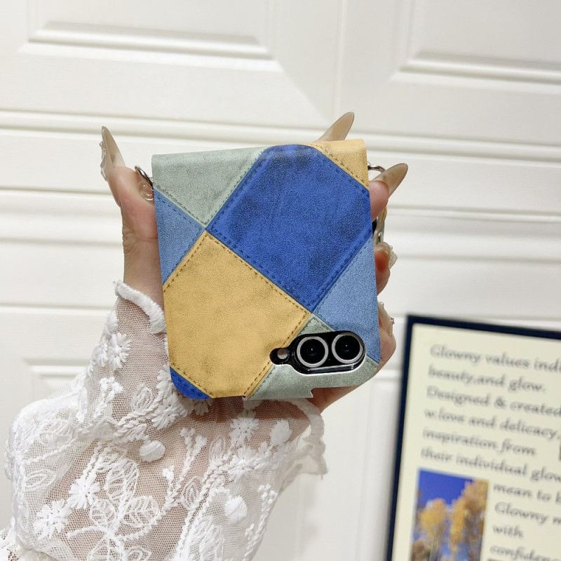 Κάλυμμα Samsung Galaxy Z Flip 7 Fe Ρετρό Με Κούμπωμα Με Πατούσα Γάτας