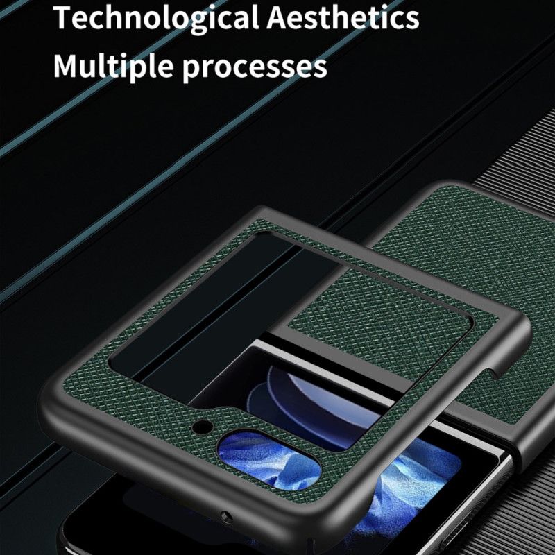 Κάλυμμα Samsung Galaxy Z Flip 7 Fe Σταυρωτή Υφή Σιλικόνης