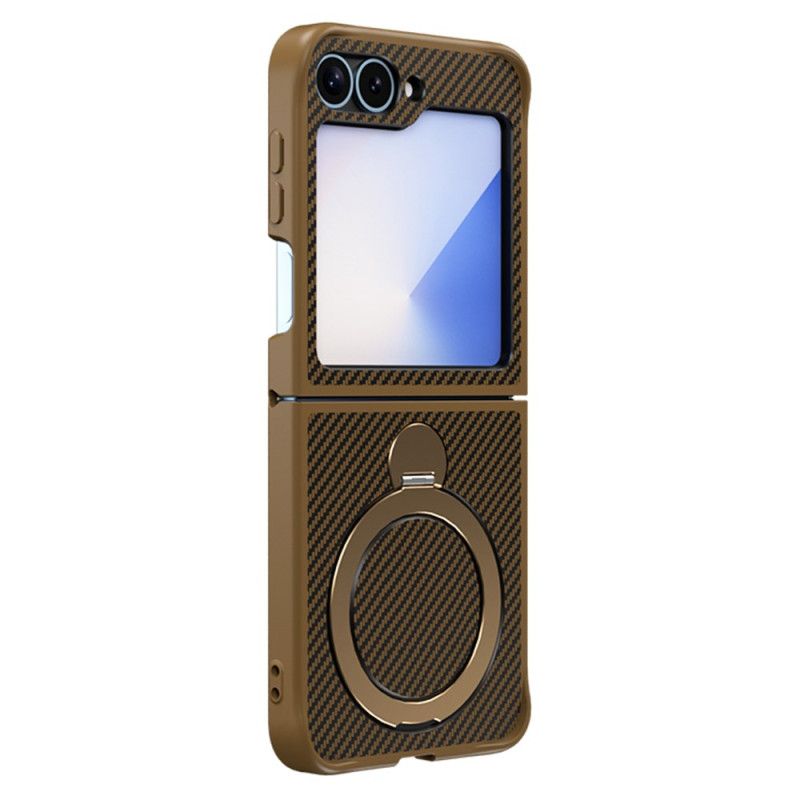 Κάλυμμα Samsung Galaxy Z Flip 7 Fe Σχεδιασμός Από Ίνες Άνθρακα Με Μαγνητική Βάση