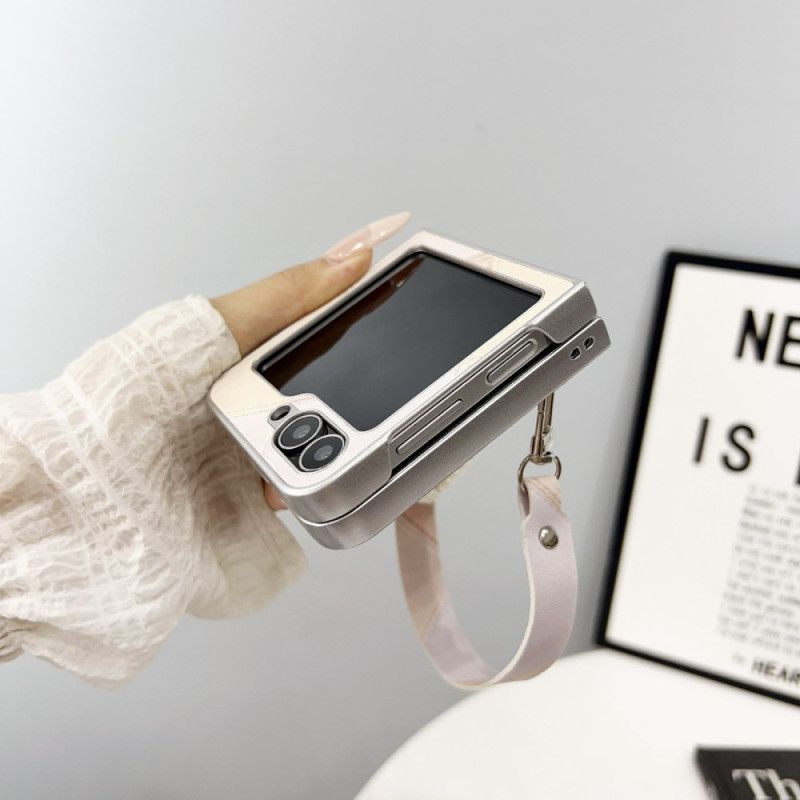 Κάλυμμα Samsung Galaxy Z Flip 7 Fe Σχέδιο Διαμαντιού Με Λουράκι