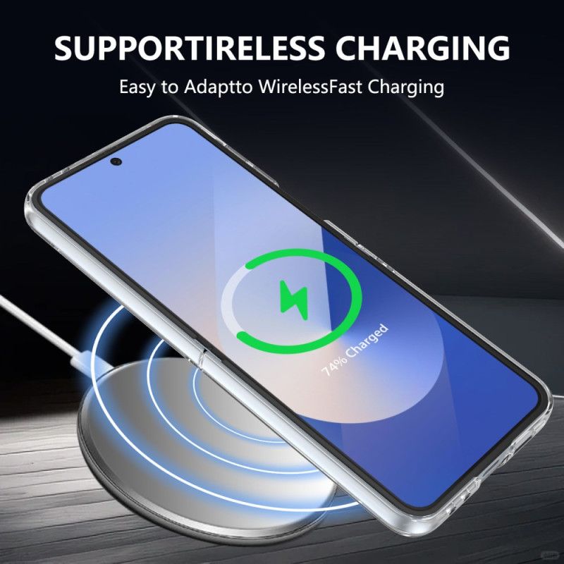 Κάλυμμα Samsung Galaxy Z Flip 7 Fe Συμβατό Με Magsafe Ημιδιαφανές Με Προστατευτικό Οθόνης