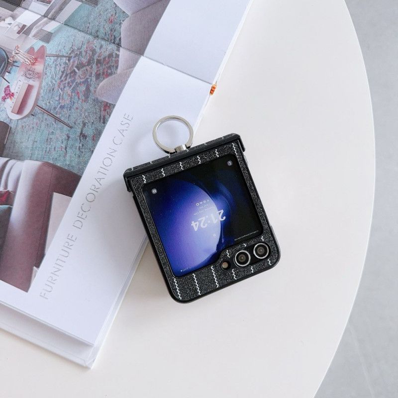 Κάλυμμα Samsung Galaxy Z Flip 7 Fe Θήκες Κινητών Δαχτυλίδι Με Ριγέ Σχέδιο