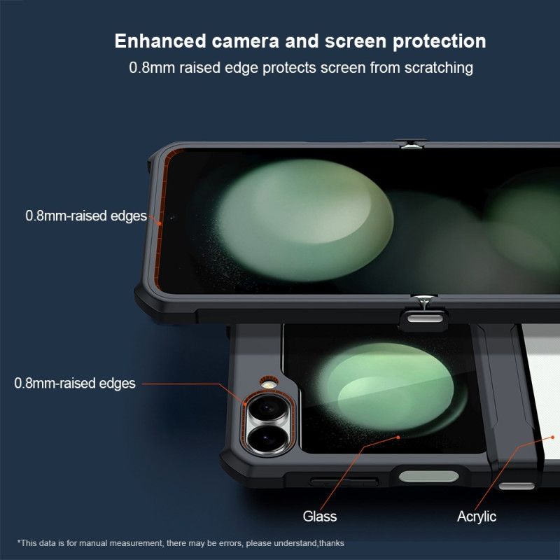 Κάλυμμα Samsung Galaxy Z Flip 7 Fe Θήκες Κινητών Μικρό Προστατευτικό Οθόνης Πίσω Xundd