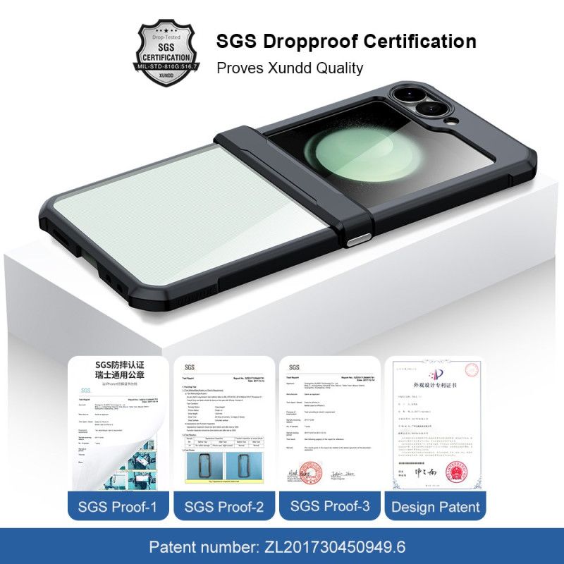 Κάλυμμα Samsung Galaxy Z Flip 7 Fe Θήκες Κινητών Μικρό Προστατευτικό Οθόνης Πίσω Xundd