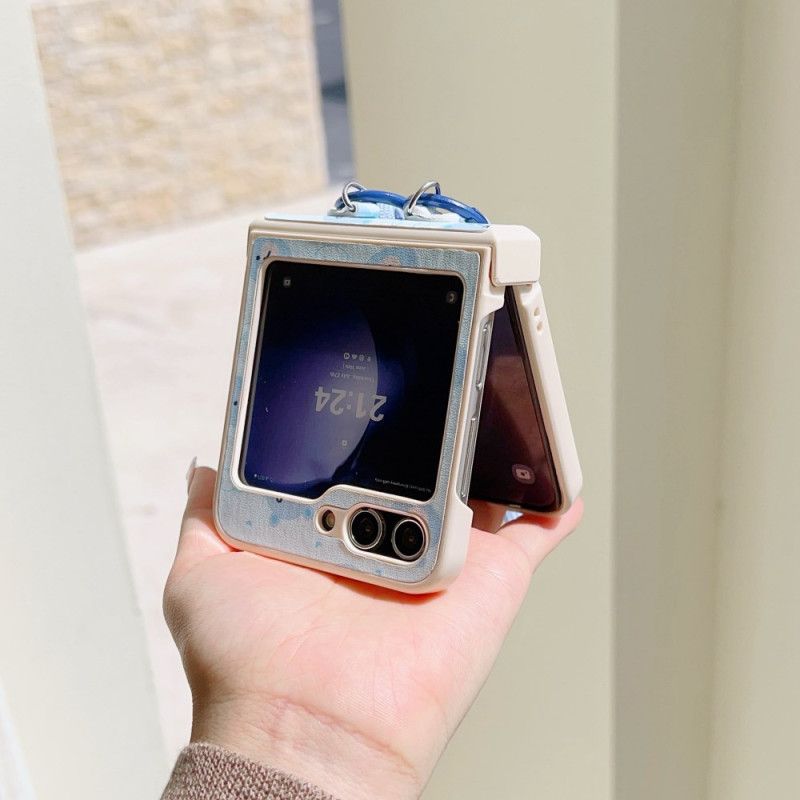 Κάλυμμα Samsung Galaxy Z Flip 7 Fe Θήκες Κινητών Σχέδιο Αρκούδας Και Λουράκι Καρπού