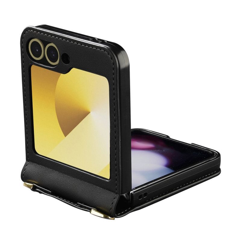 Κάλυμμα Samsung Galaxy Z Flip 7 Fe Θήκες Κινητών Θήκη Κάρτας Και Μακρύ Λουράκι