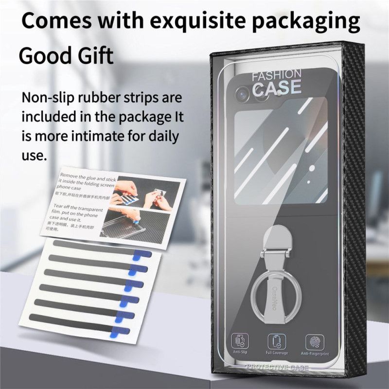 Κάλυμμα Samsung Galaxy Z Flip 7 Fe Θήκη Για Δαχτυλίδια Και Προστατευτικό Πίσω Οθόνης