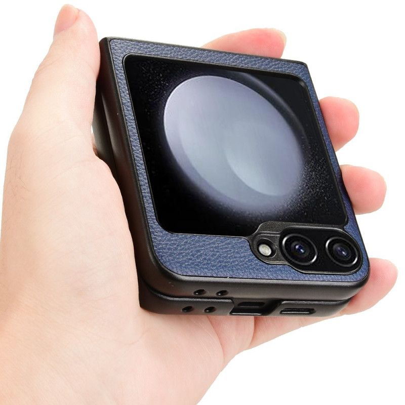 Κάλυμμα Samsung Galaxy Z Flip 7 Fe Θήκη Για Κάρτες Με Υφή Lychee