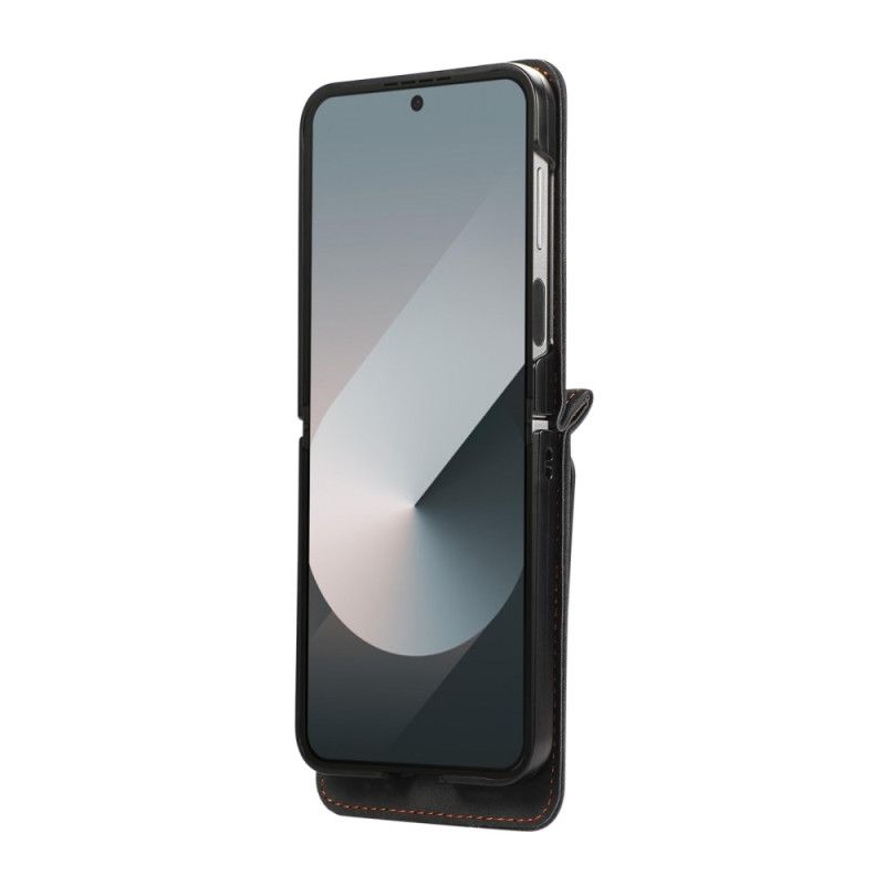 Κάλυμμα Samsung Galaxy Z Flip 7 Fe Θήκη Κάρτας Και Λουράκι Ώμου