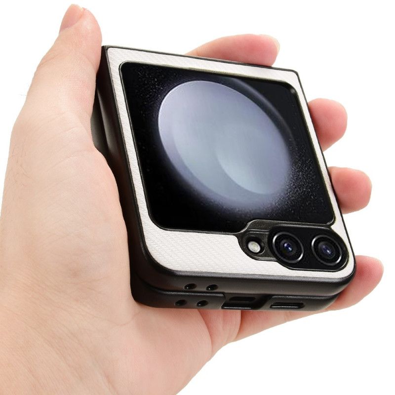 Κάλυμμα Samsung Galaxy Z Flip 7 Fe Υφή Από Ίνες Άνθρακα