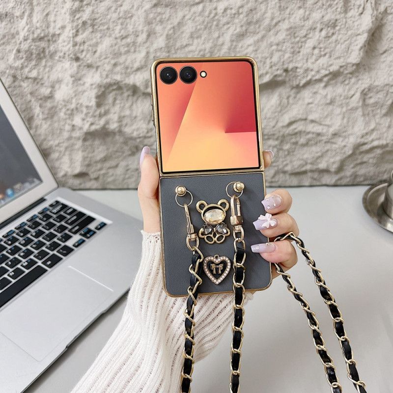 Κάλυμμα Samsung Galaxy Z Flip 7 Γούρι Και Λουράκι