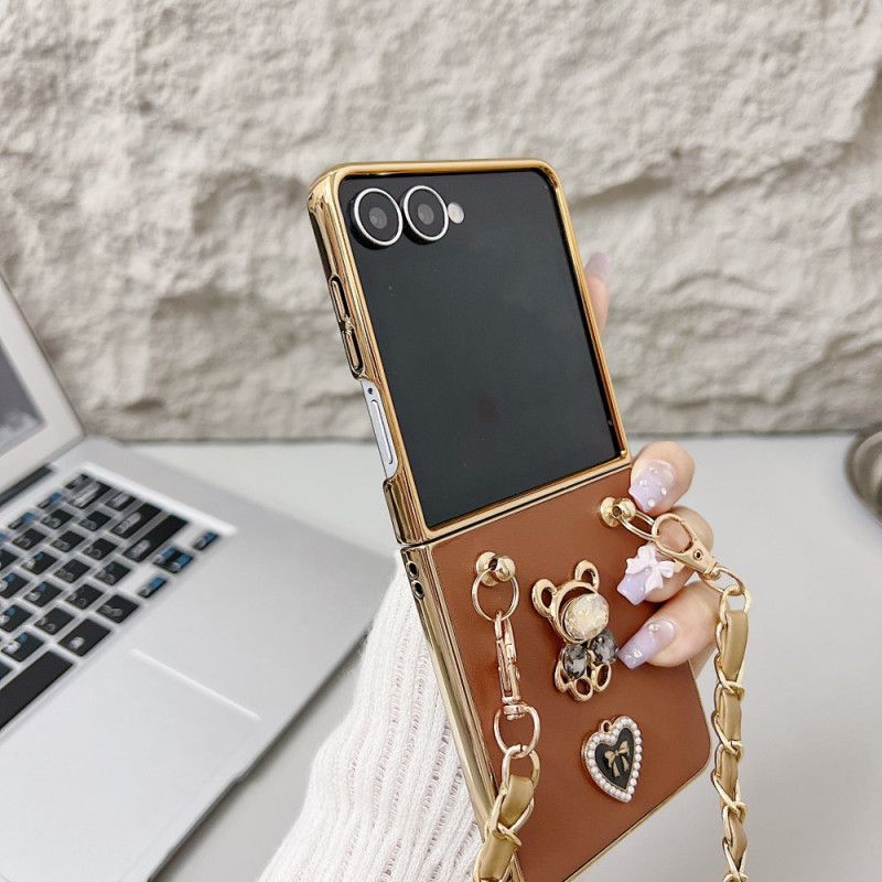 Κάλυμμα Samsung Galaxy Z Flip 7 Γούρι Και Λουράκι