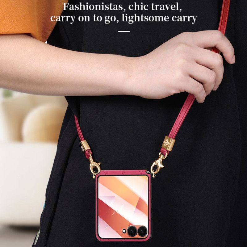 Κάλυμμα Samsung Galaxy Z Flip 7 Ιμάντας Ώμου Sulada