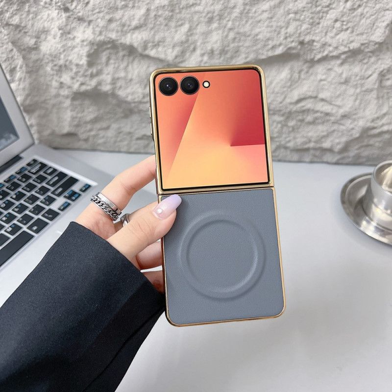 Κάλυμμα Samsung Galaxy Z Flip 7 Μαγνητική Επιφάνεια Nappa