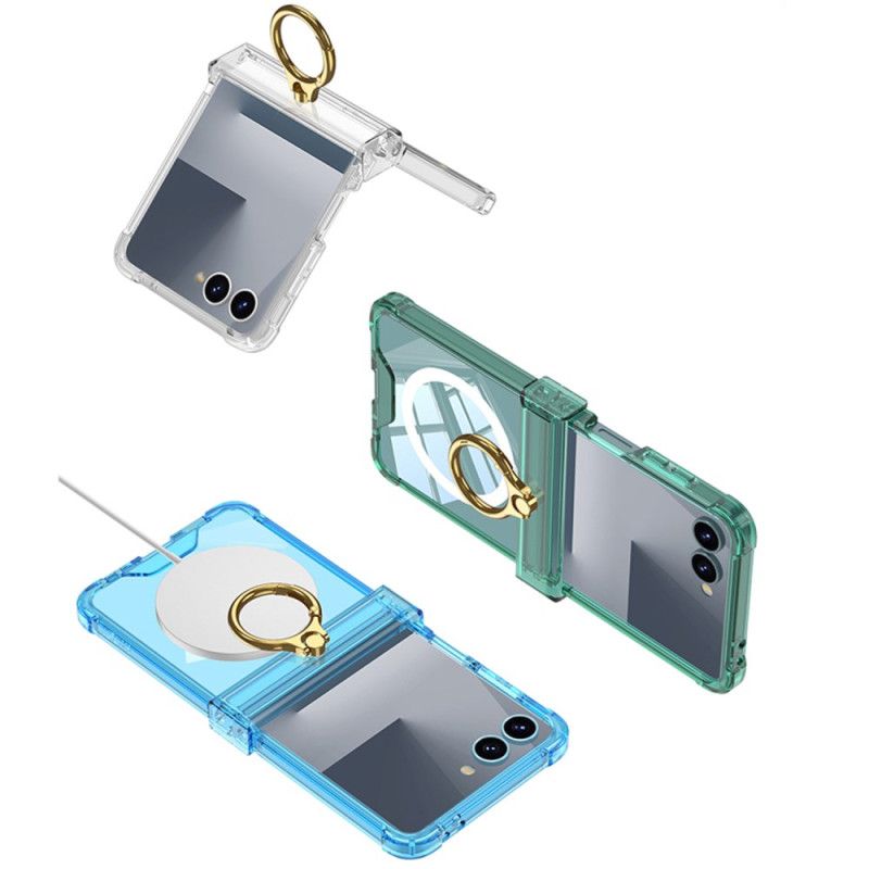 Κάλυμμα Samsung Galaxy Z Flip 7 Μαγνητική Με Θήκη Δαχτυλιδιού
