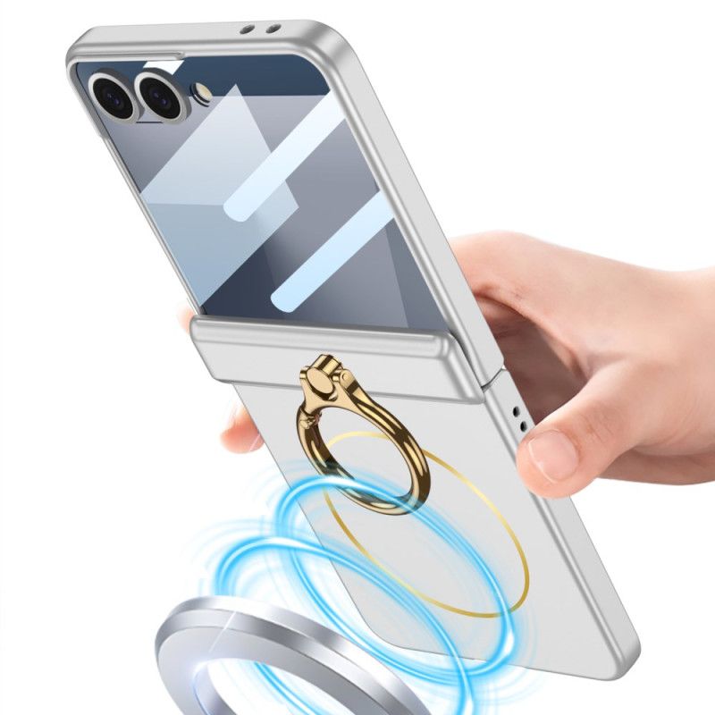 Κάλυμμα Samsung Galaxy Z Flip 7 Μαγνητική Θήκη Με Δακτύλιο Gkk