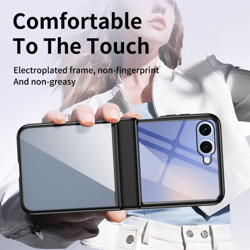 Κάλυμμα Samsung Galaxy Z Flip 7 Προστασία Με Μεταλλικό Εφέ Μεντεσέ