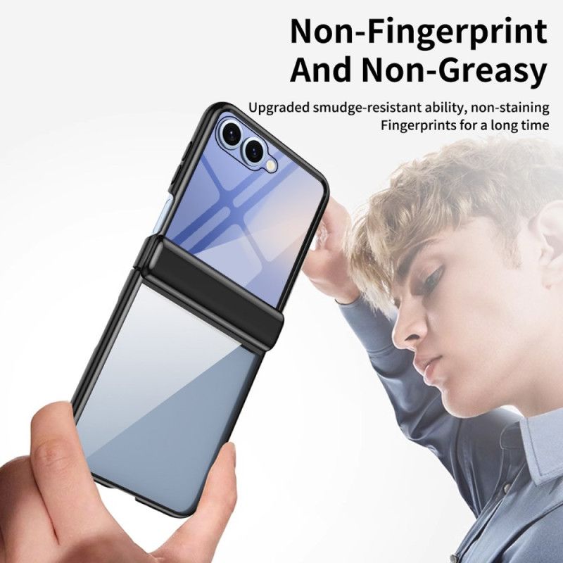 Κάλυμμα Samsung Galaxy Z Flip 7 Προστασία Με Μεταλλικό Εφέ Μεντεσέ