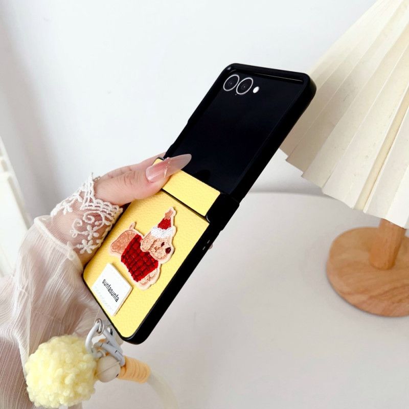 Κάλυμμα Samsung Galaxy Z Flip 7 Προστατευτικό Μεντεσέ Και Λουράκι