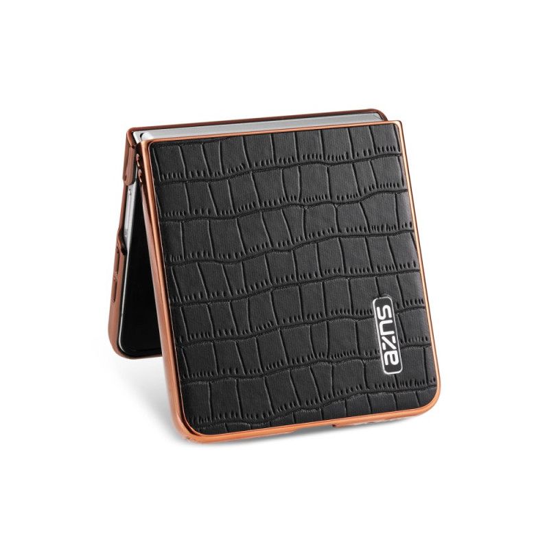 Κάλυμμα Samsung Galaxy Z Flip 7 Στυλ Κροκόδειλου Σιλικόνης