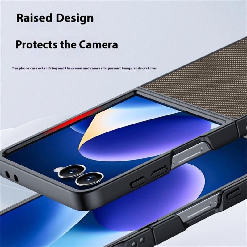 Κάλυμμα Samsung Galaxy Z Flip 7 Θήκες Κινητών Έκδοση Με Ίνες Άνθρακα