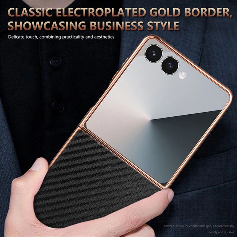 Κάλυμμα Samsung Galaxy Z Flip 7 Θήκες Κινητών Ίνες Άνθρακα