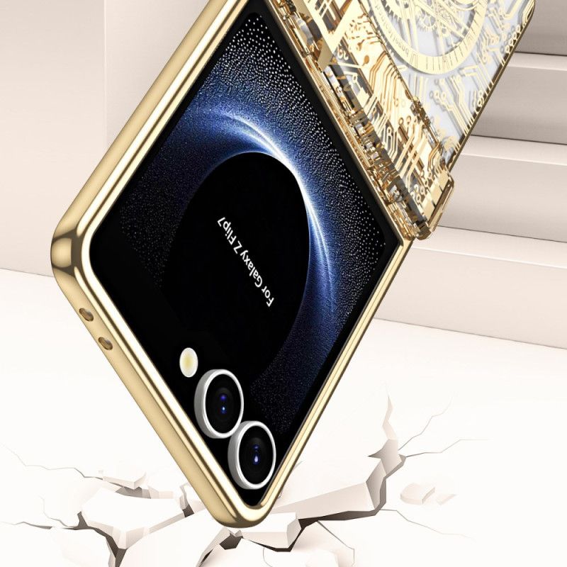 Κάλυμμα Samsung Galaxy Z Flip 7 Θήκες Κινητών Premium Με Προστατευτικό Πίσω Οθόνης