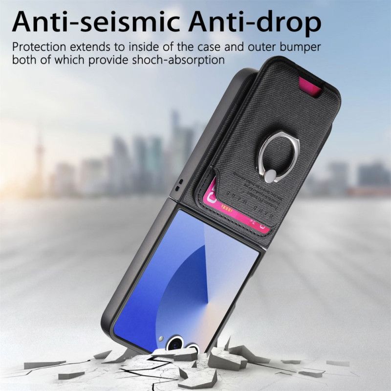 Κάλυμμα Samsung Galaxy Z Flip 7 Θήκες Κινητών Συμβατό Με Magsafe Με Αποσπώμενη Θήκη Καρτών