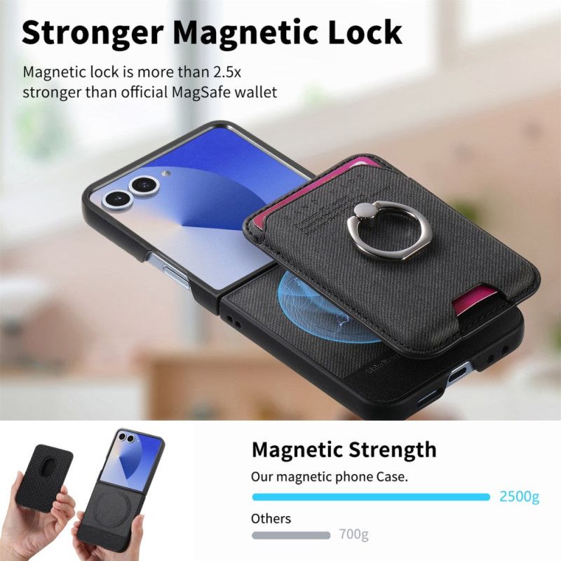 Κάλυμμα Samsung Galaxy Z Flip 7 Θήκες Κινητών Συμβατό Με Magsafe Με Αποσπώμενη Θήκη Καρτών