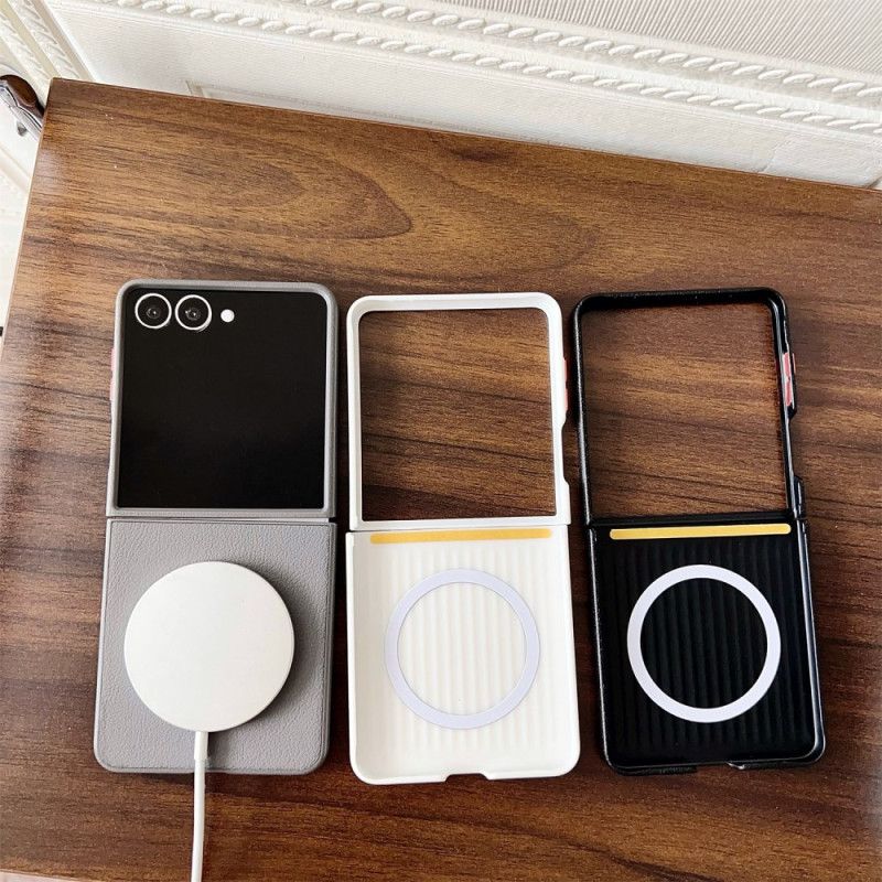 Κάλυμμα Samsung Galaxy Z Flip 7 Θήκες Κινητών Συμβατό Με Magsafe Orange Ring