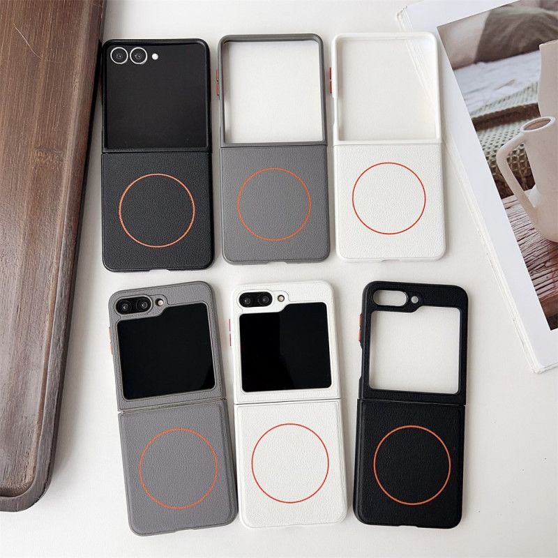 Κάλυμμα Samsung Galaxy Z Flip 7 Θήκες Κινητών Συμβατό Με Magsafe Orange Ring