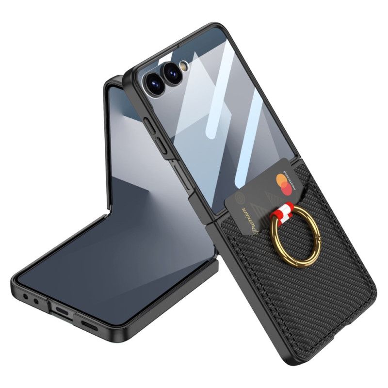 Κάλυμμα Samsung Galaxy Z Flip 7 Θήκη Δαχτυλιδιού Και Θήκη Καρτών