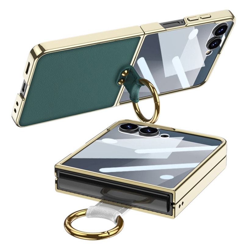 Κάλυμμα Samsung Galaxy Z Flip 7 Θήκη Για Δαχτυλίδι Και Αποσπώμενο Λουράκι Ώμου