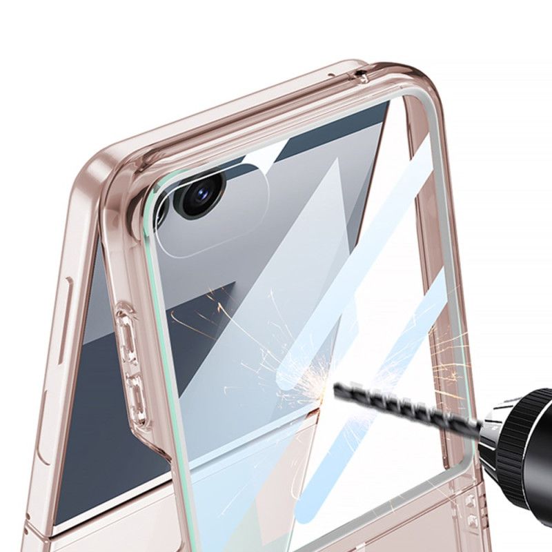 Κάλυμμα Samsung Galaxy Z Flip 7 Χρωματιστό Ημιδιαφανές Gkk Σιλικόνης