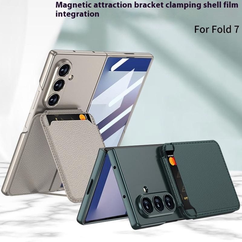 Κάλυμμα Samsung Galaxy Z Fold 7 Αποσπώμενη Θήκη Καρτών Και Ενσωματωμένη Βάση