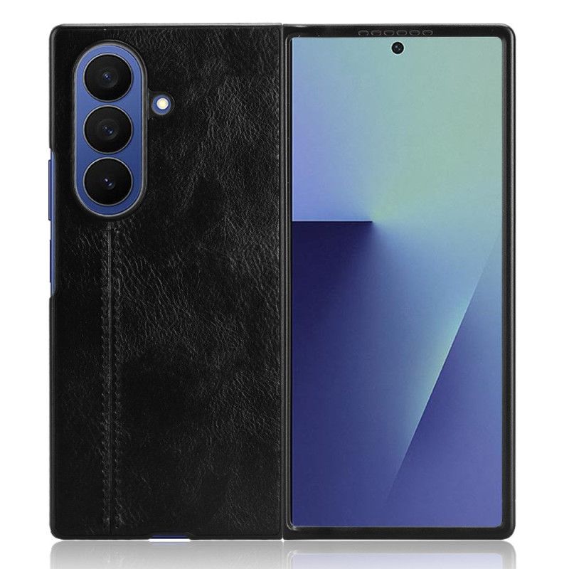 Κάλυμμα Samsung Galaxy Z Fold 7 Εφέ Δέρματος Υψηλή Ραπτική