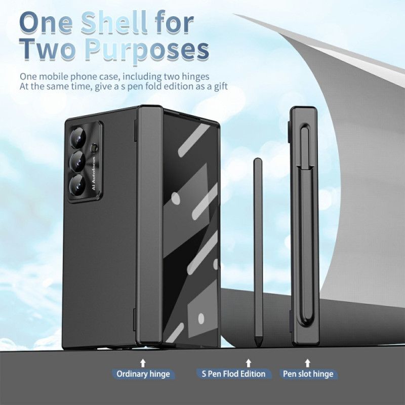 Κάλυμμα Samsung Galaxy Z Fold 7 Προστατευτικό Οθόνης Από Σκληρυμένο Γυαλί Και Βάση Γραφίδας